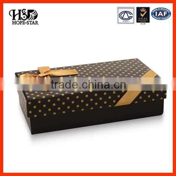 Hot Sale Paper Packaging Box Custom Logo Printed Recycled Black Matt Paper Gift Box