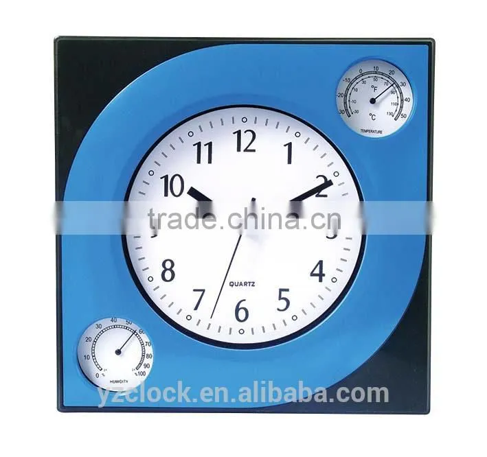 2014 YINGZI CLOCK Weather Station Wall Clock With Temperature YZ-8965B