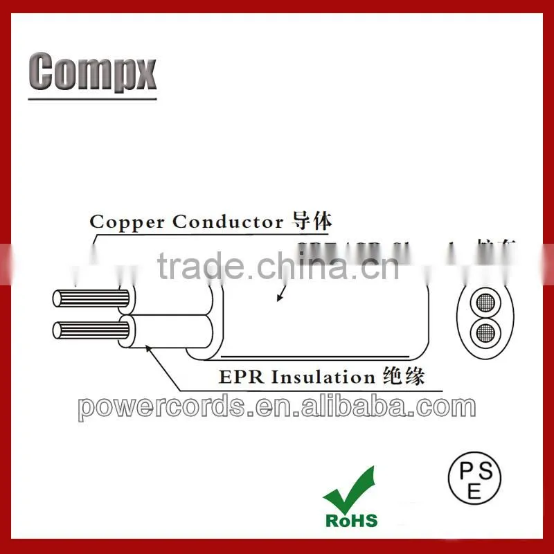 VCTFK PSE PVC sheath flexible pvc round cable cover VCTFK cable