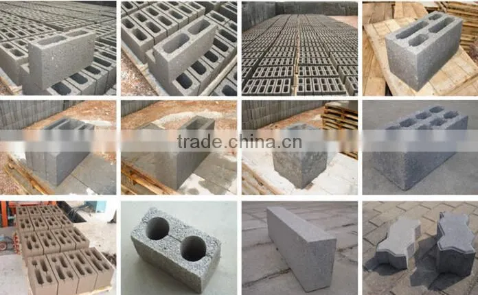 QTJ4-25 semi-automatic small scale industries block machines