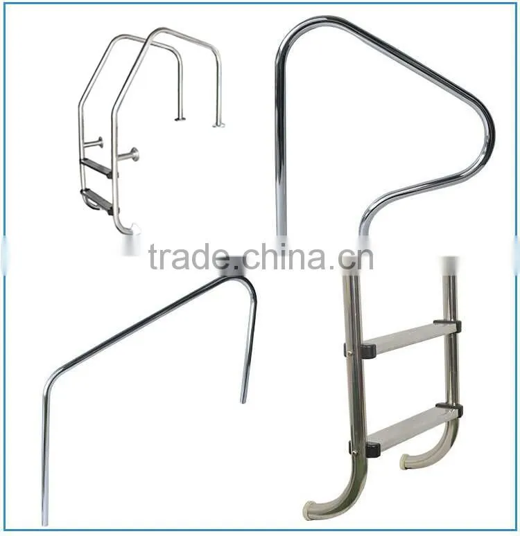 2016 NEW Durable Three to five steps stainless steel swimming pool ladder