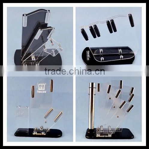 Acrylic novelty magnetic knife block