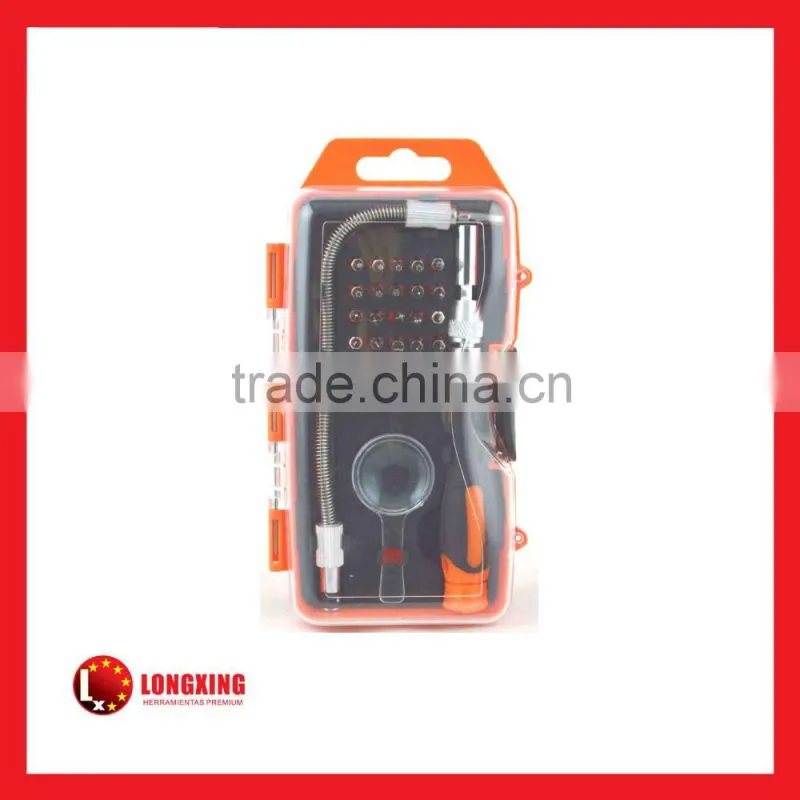 Factory Supply High quality 33 pcs precision screwdrivers set with magnifier