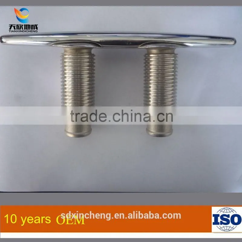 stainless steel 316/304 mooring cleat