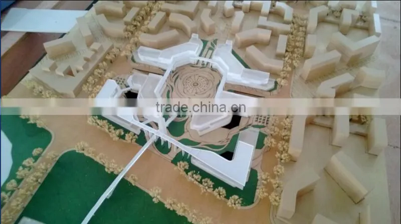 1/300 Urban planning project design maquette scale model