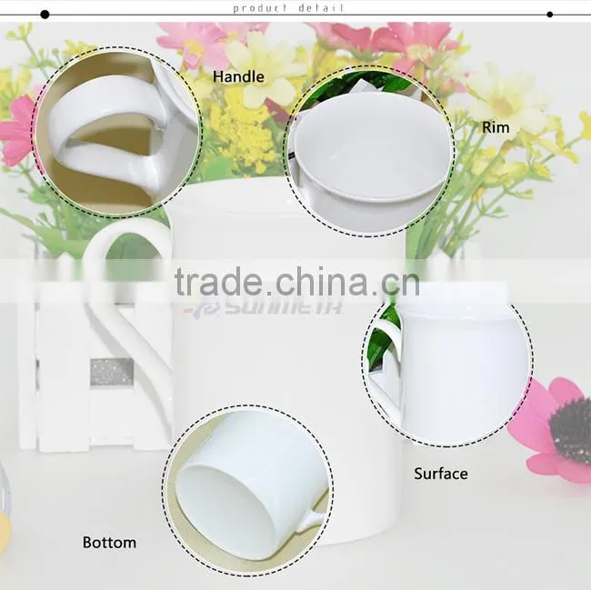Sunmeta cheap mug, blank sublimation bone china mug