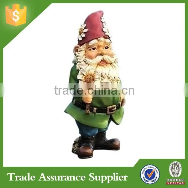 Hot Selling!!!Cheap Polyresin Unique Garden Gnomes Statues