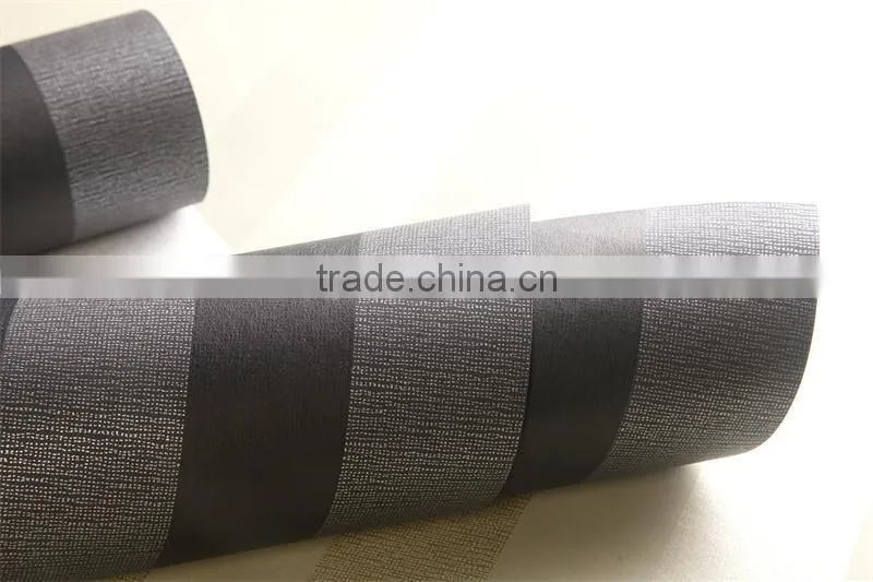 modern stripe nonwoven office decor wallpaper