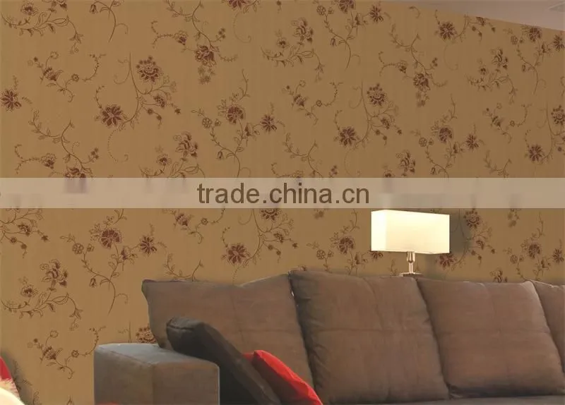 Chinese new design interior decoration pvc wallpapers/wall papers