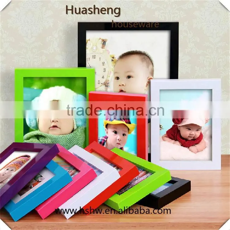 Customized unique plastic 4x6 5x7 6x8 8x10 photo frames