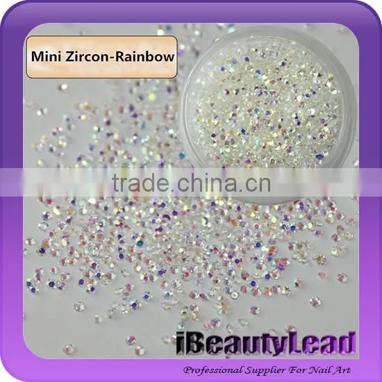 New coning 1440pcs nail Micro Diamond Mini nail zircon decoration DIY Nails Rhinestones