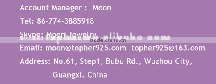 2015 hot-seller crystal silver jewelry precious stone ring in silver
