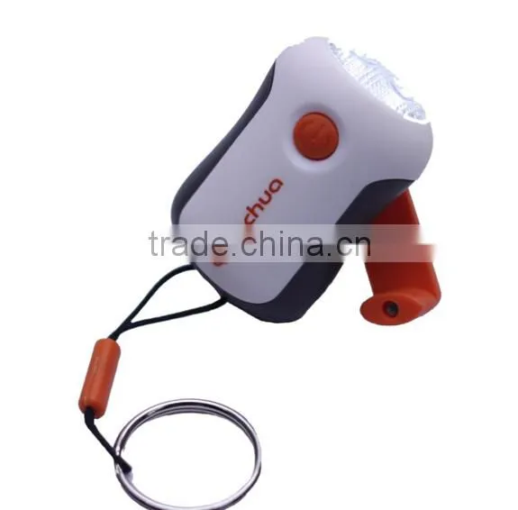 led manual rechargeable flashlight&torch super bright