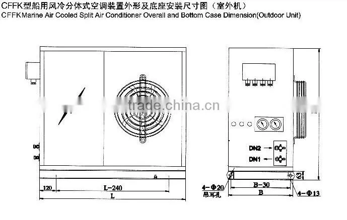 HVAC Air Cooled Split Air Conditioner