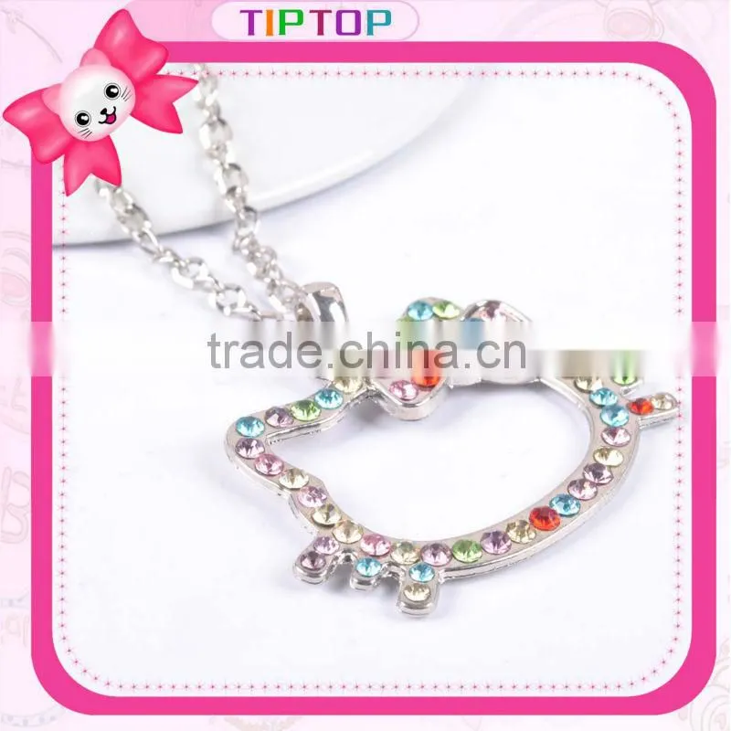 Zinc Alloy Lovely Cat Shape Kid's Necklace