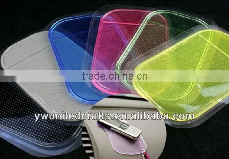 Powerful Silica Gel Magic Sticky Pad Anti Slip Non Slip Mat for Phone PDA mp3 mp4 Car Accessories Multicolor