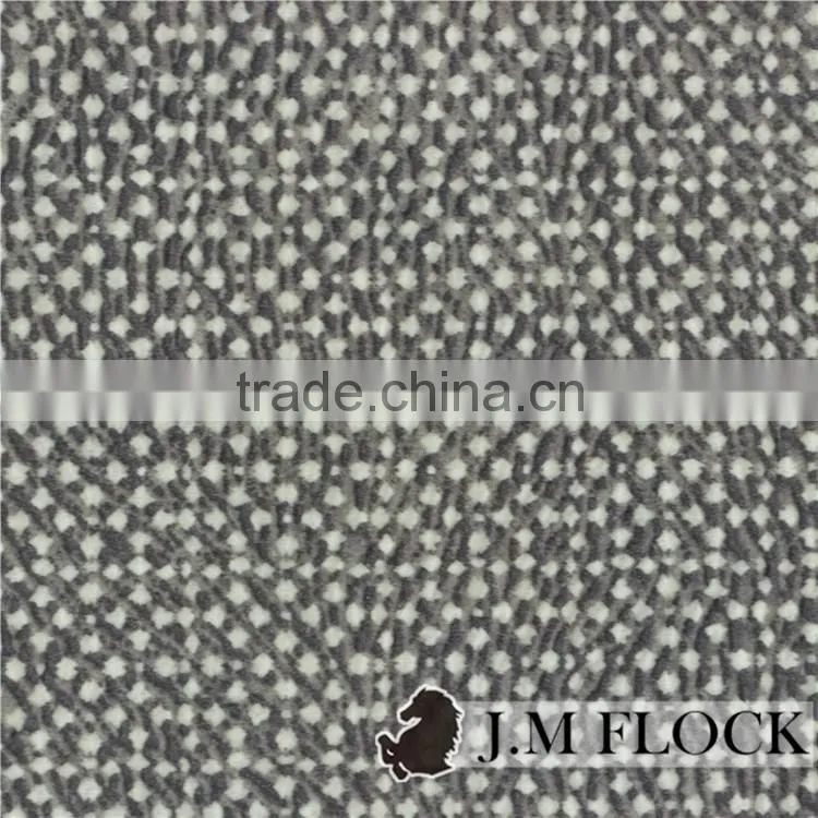 100% polyester flocking fabric made by printed viscose sofa fabric