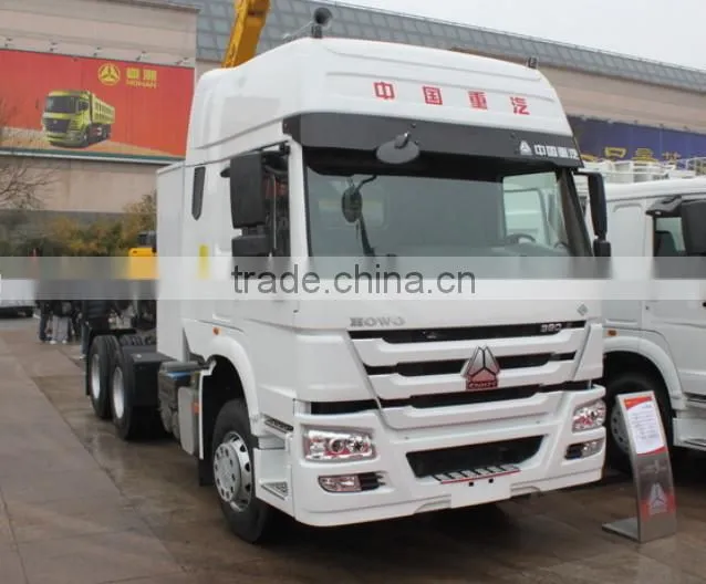 New model Sinotruk Howo 340hp 6*4 LNG prime mover for sale