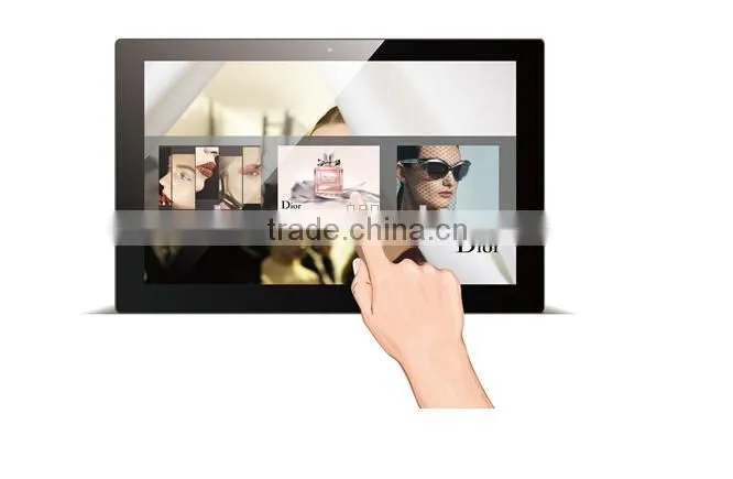 13.3'' 14.1'' inch floor standing Advertising lcd display touch screen android player
