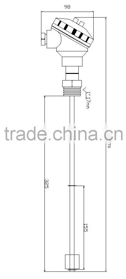 Hot stable sus magnetic control float water level switch