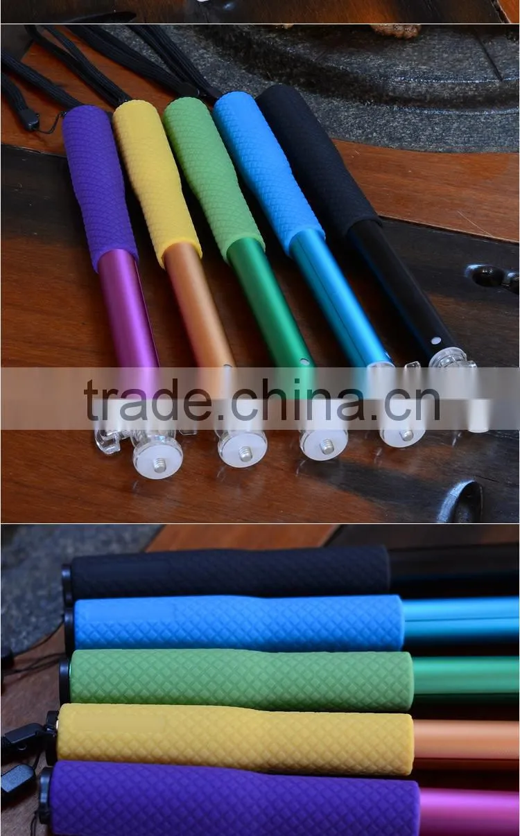 stainless steel with rubber grip tongsis mobile phone monopod