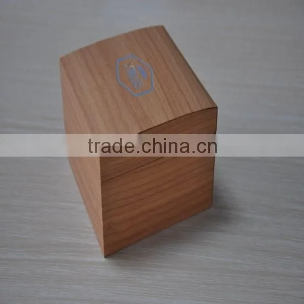 Customized logo finishing wood venner wooden watch box