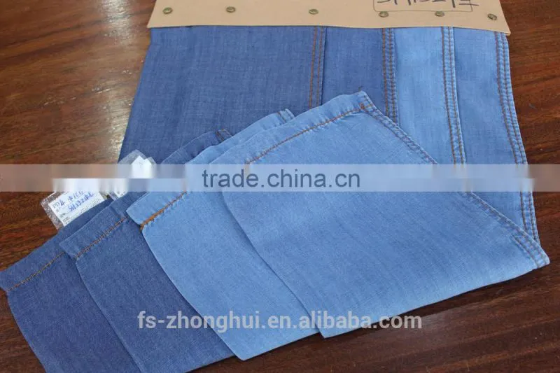 SH132 100% tencel 4.7oz colored and thin denim fabric