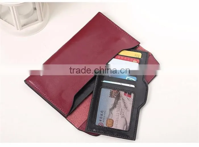 Custom Card Organizer Wallet Long Leather Ladies Wallet Wallet Ladies Hand Pouch