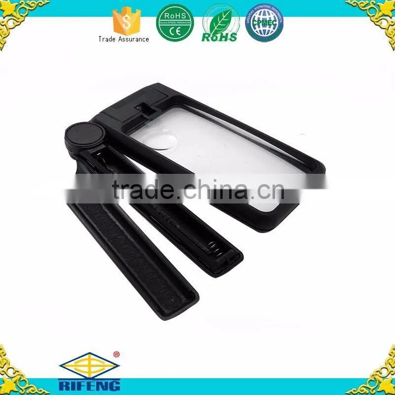 High quality handheld magnifier magnifier with led magnifying glass with light
