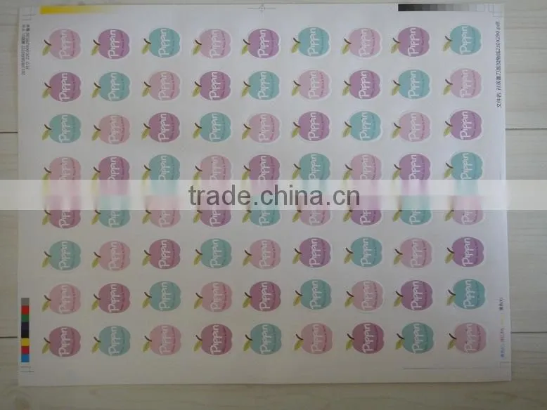 Glim glossy gold vinly sticker with transfer paper for decoration