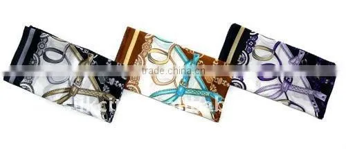2011 Laday's Fashion Print Colorful square silk scarf
