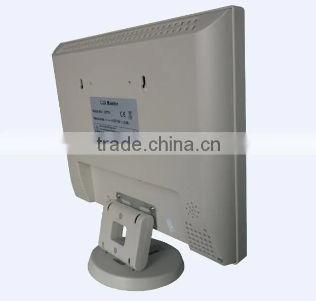 White 12" inch Touch Screen Monitor LCD VGA