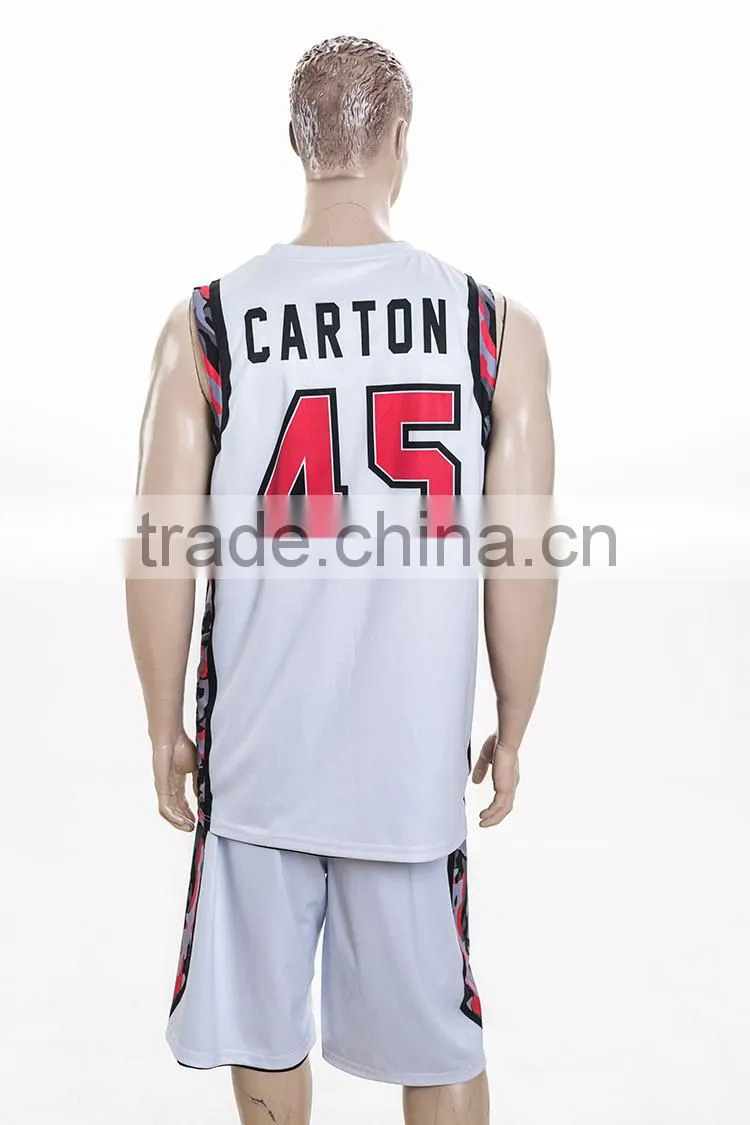 sublimated basketballl set custom basketballl jersey for team design wholesale