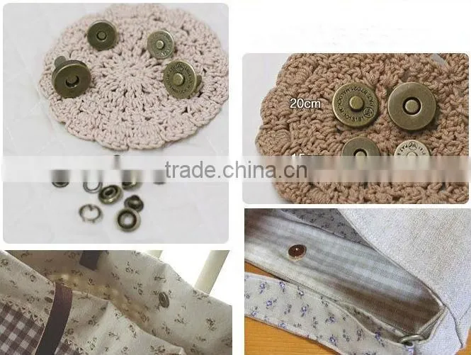 SY PVC Magnet Button For Clothes