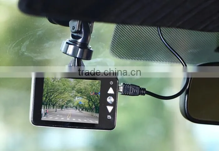 2.7 inches full hd display seamless photography 30 frames car rearview mirror camera DVR