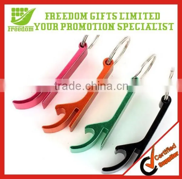 Promotional customer laser logo keychain bottle opener