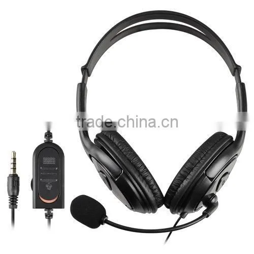 Brand New Stereo Headset With In-line Volume Control For PS4/PC--3.5mm Plug