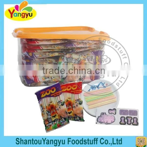 Halal cc stick candy pen cc stick straw sweet cc candy