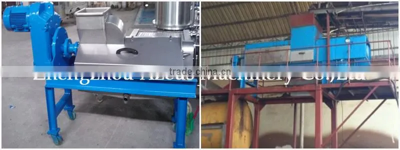 Large capacity spent grain screw squeezer machine/spent grain dewatering machine