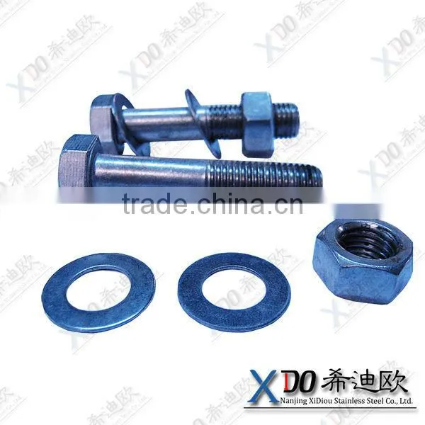 nickle200 201 m8 200mm stainless steel bolt spring bolt nut washer hex head bolt and nut m20