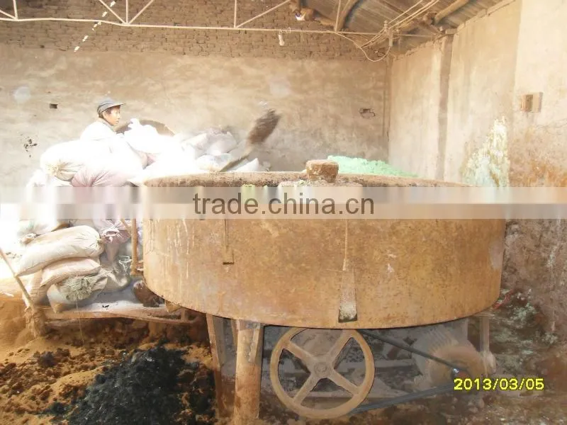 Biogas desulfurization used in iron oxide desulfurizer