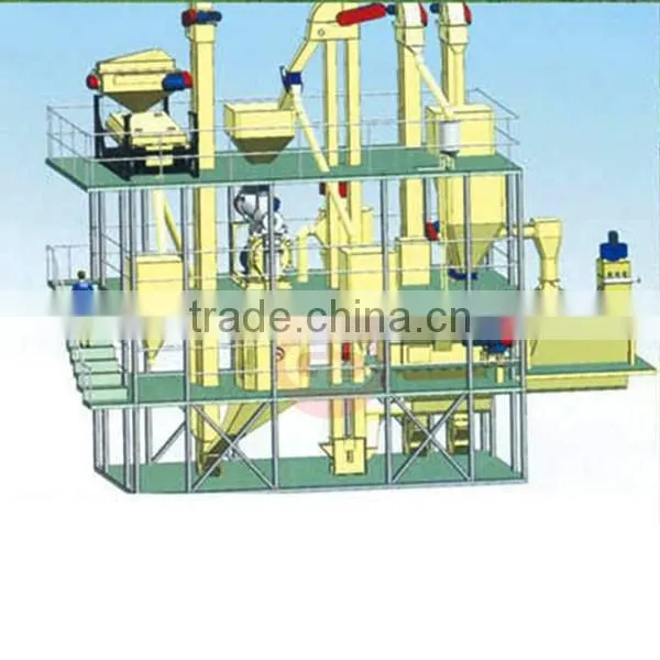 China Automatic cattle Feed Pellet making Line