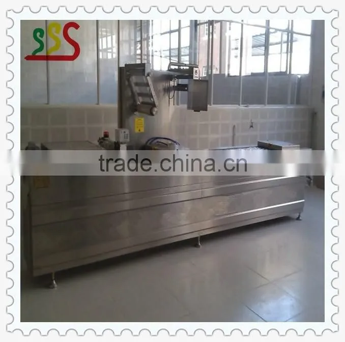High Efficiency Automatic thermoforming vacuum packing machinery with automatic marking system