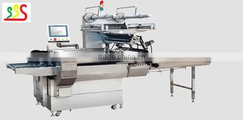 Double series automatic packaging machine for packing various solid objects