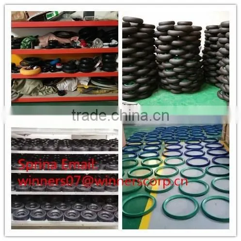 10 inch plastic solid rubber cart wheels