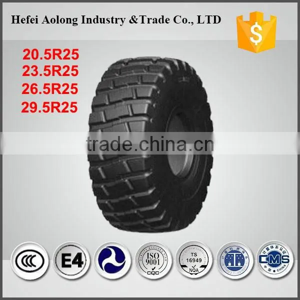 China famous brand radial 20.5r25 wheel loader tires / off road tire