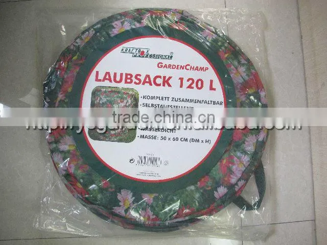 printed flowers leaves pop up bag garden bag waste bag manufacturer