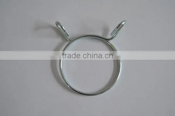 zinc palting spring wire hose clamp
