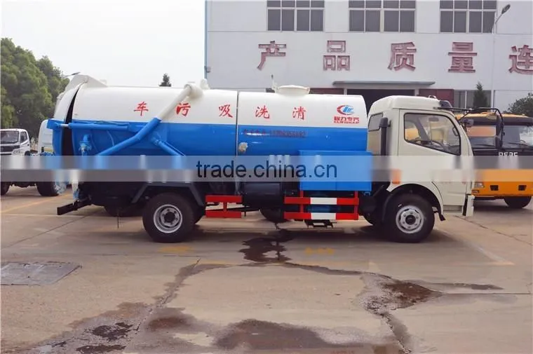 dongfeng 4*2 sewage tanker truck, 6000liter sewage truck