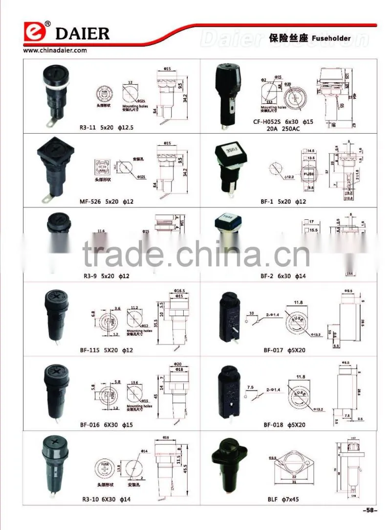 auto car medium blade Fuse Holder